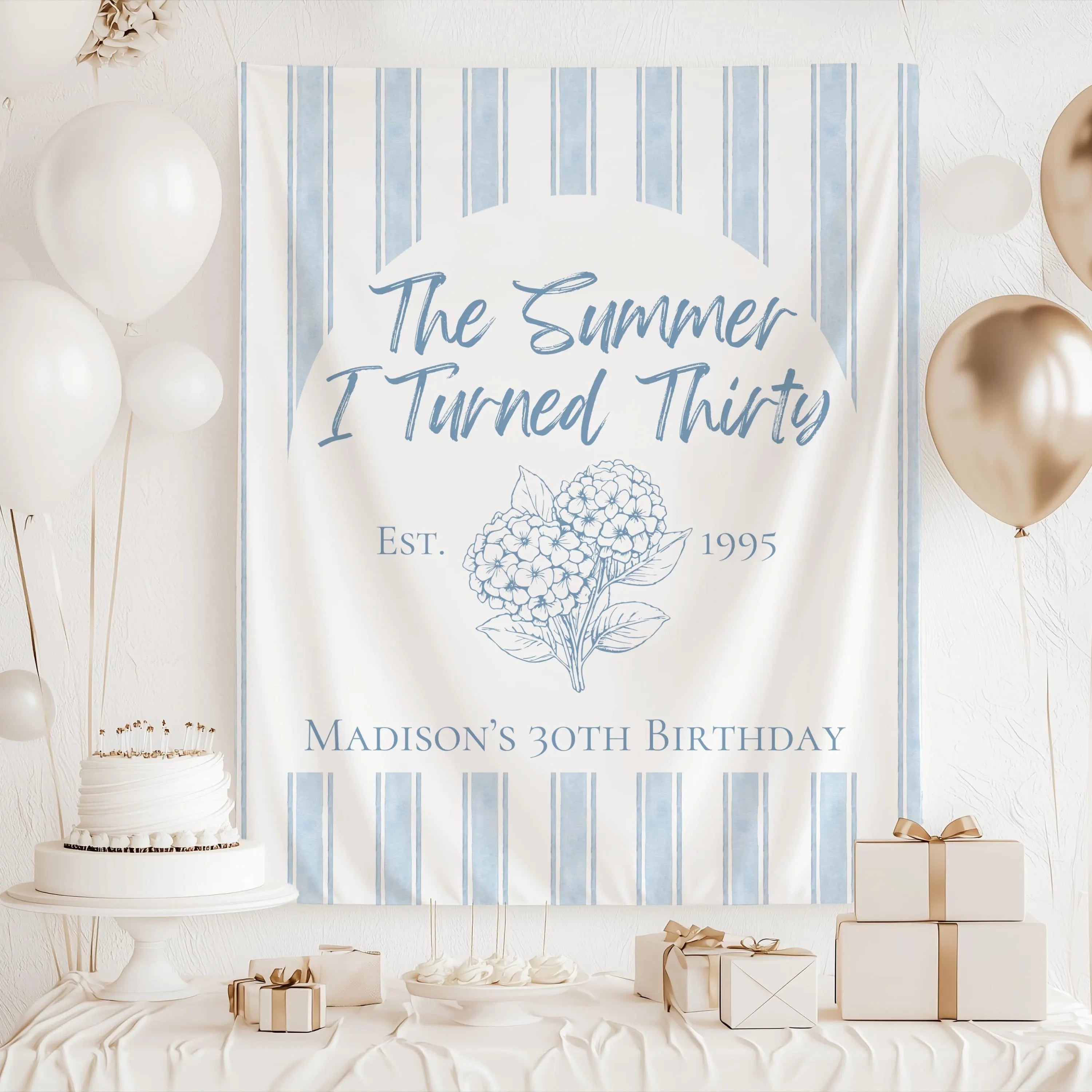the summer I turned thirty hydrangea banner