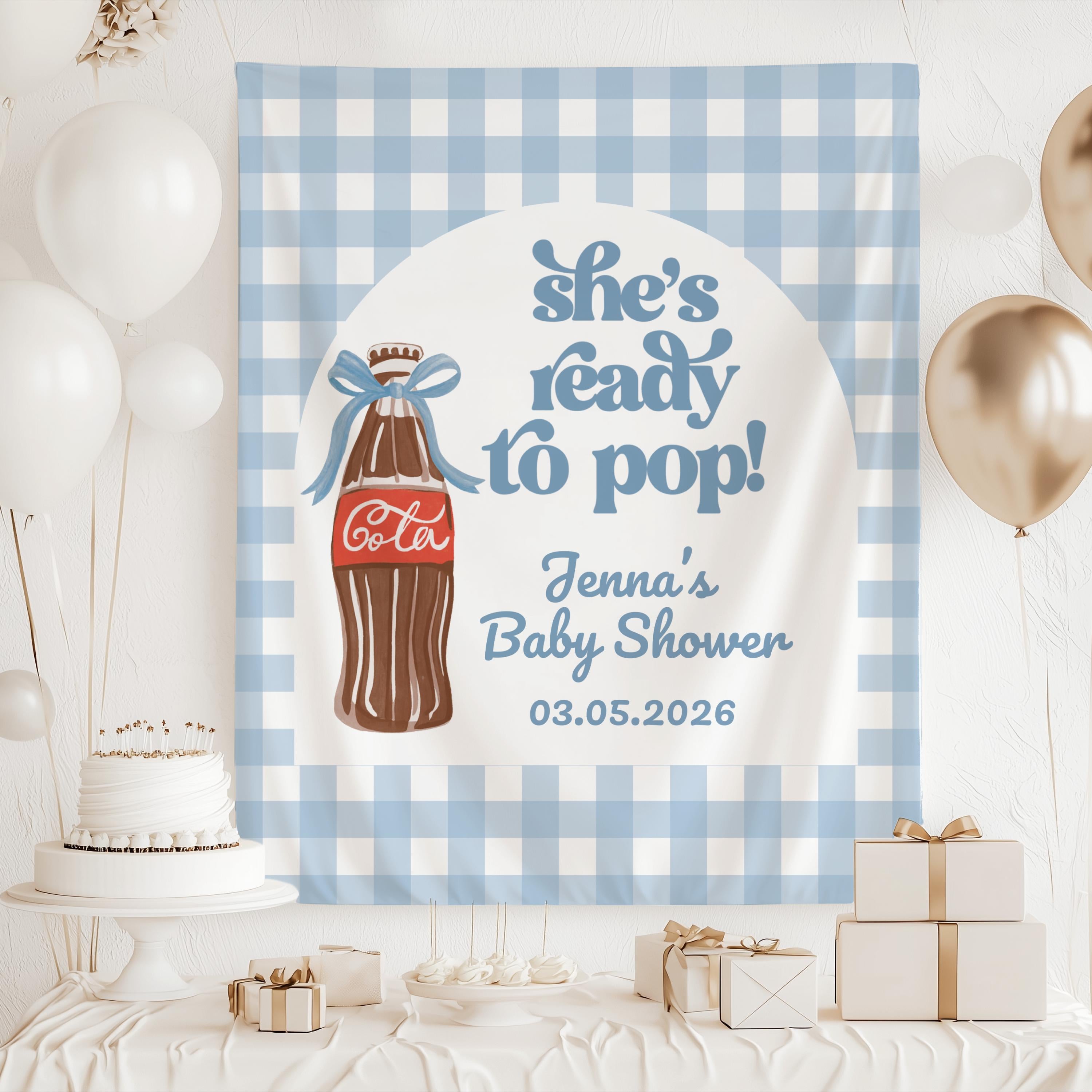 She's Ready to Pop Banner