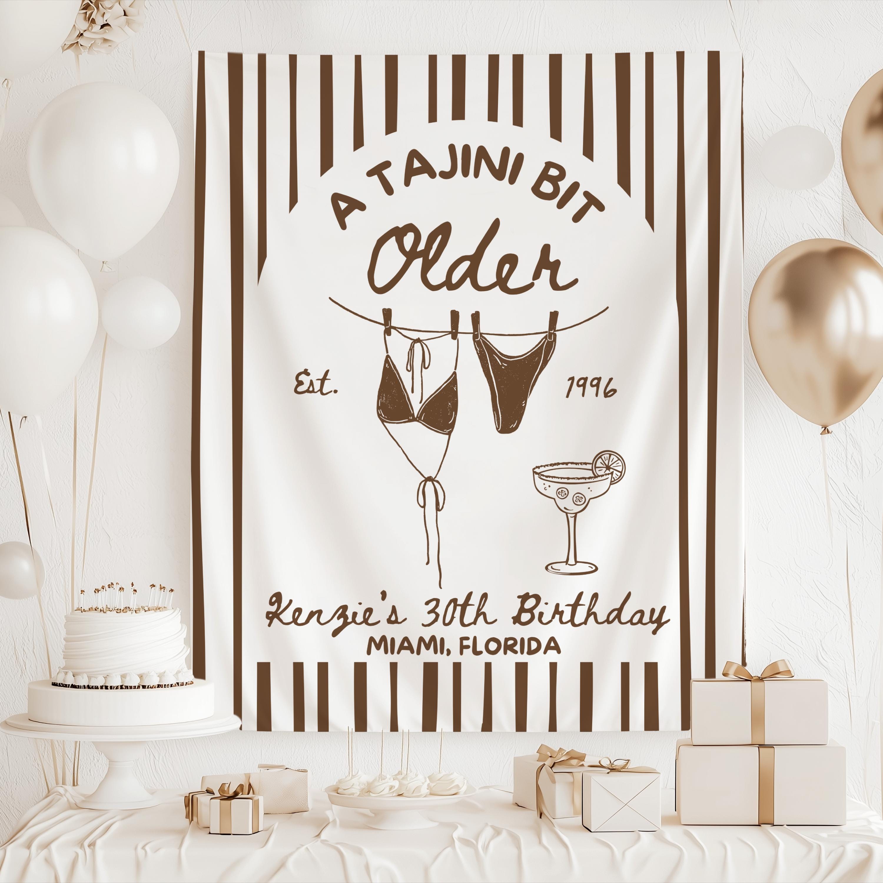 spicy margarita custom birthdya decor