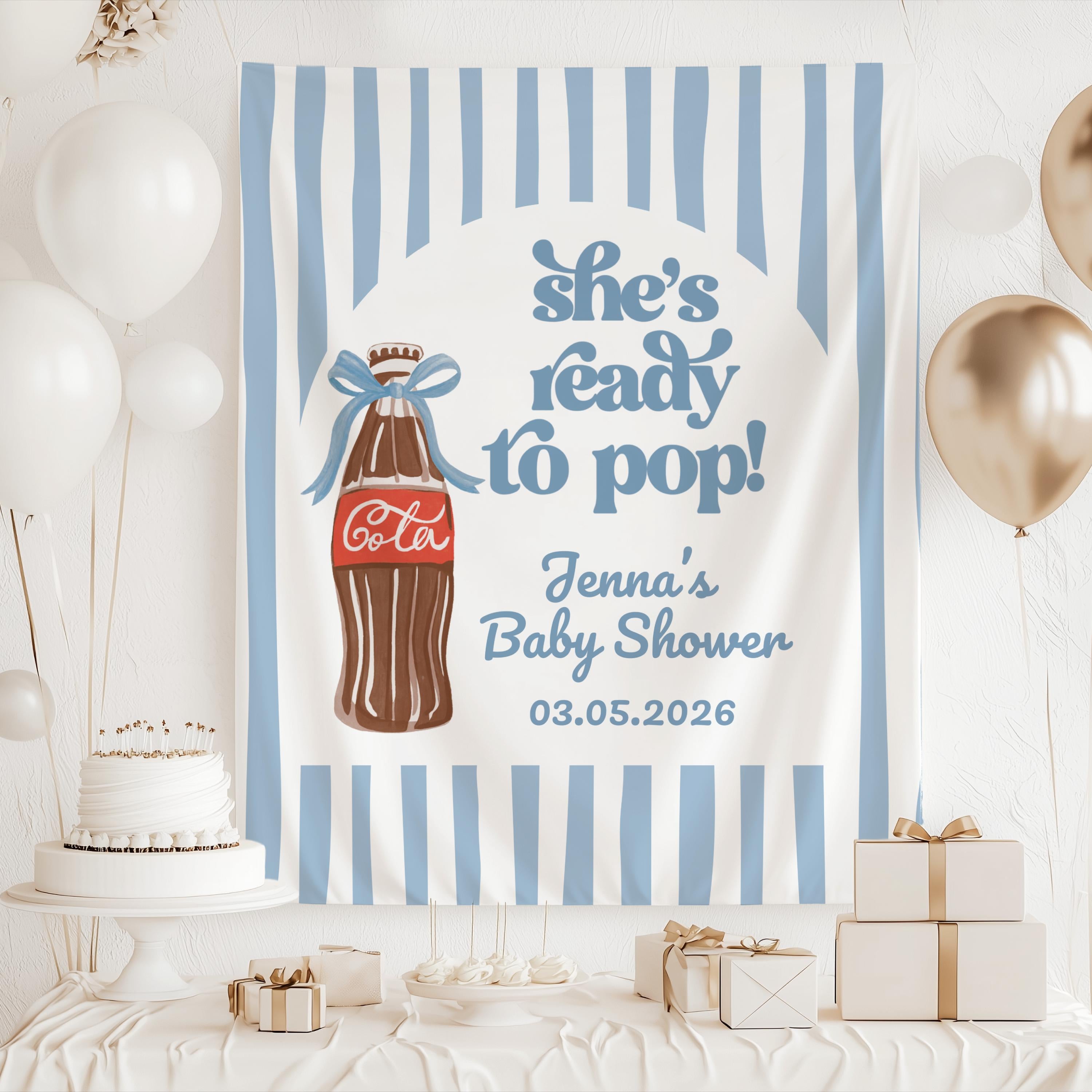 She's Ready to Pop Banner