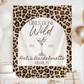 Personalized Girls Gone Wild banner with cheetah print for bachelorette party and girls trip decorations
