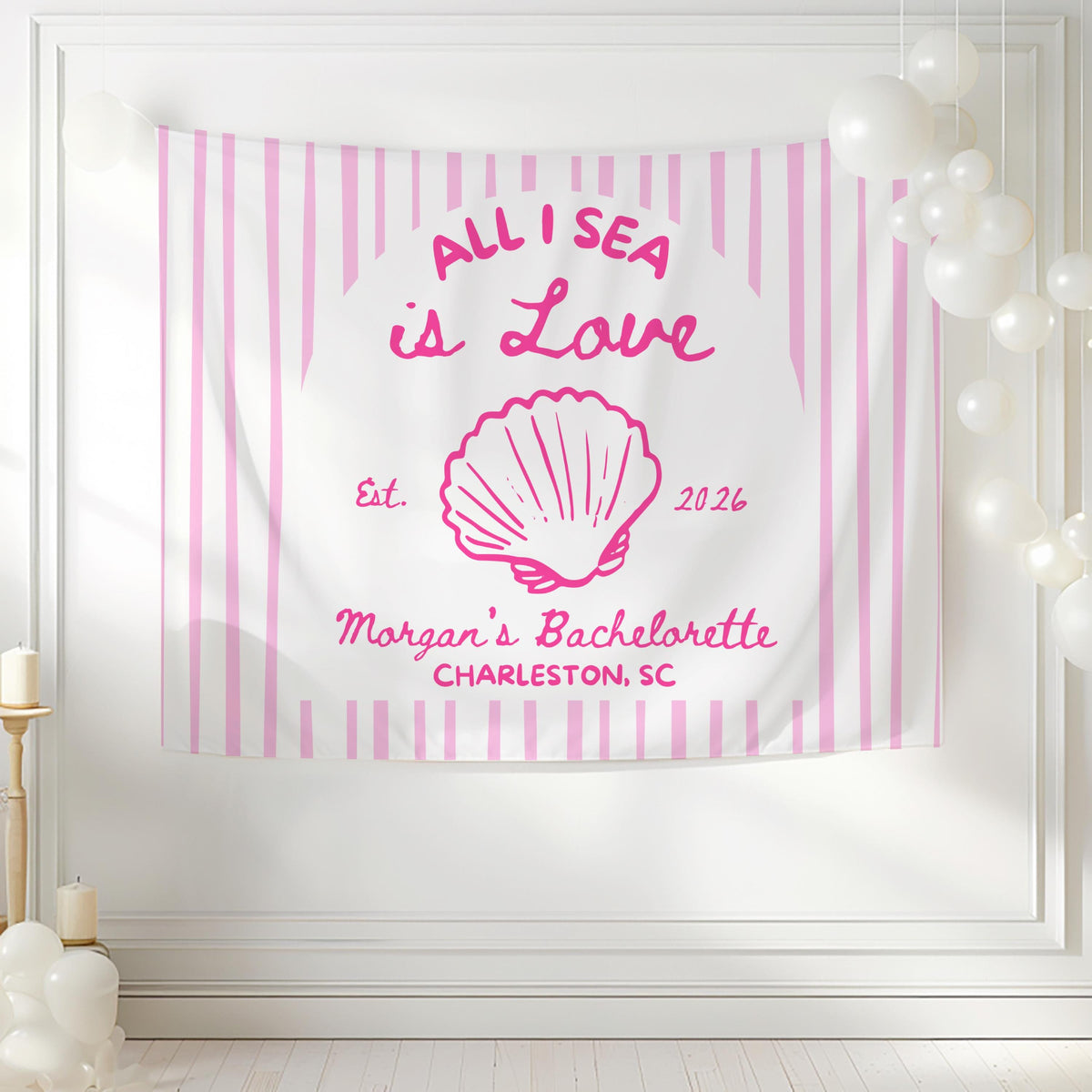 personalized bachelorette banner

