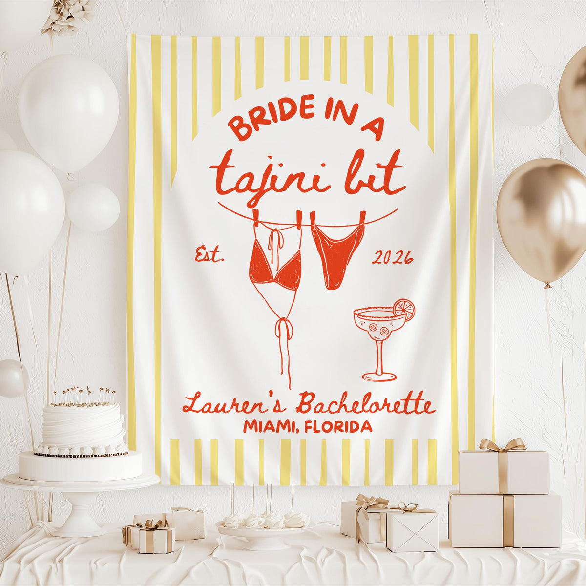spicy bachelorette party decor